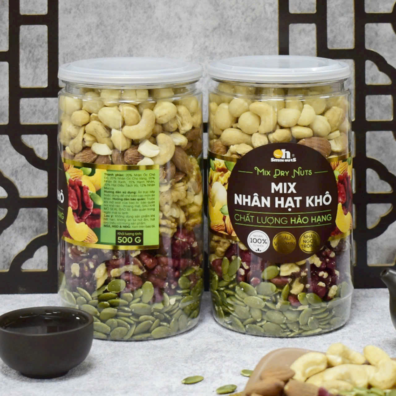 Nhân hạt khô mix OH