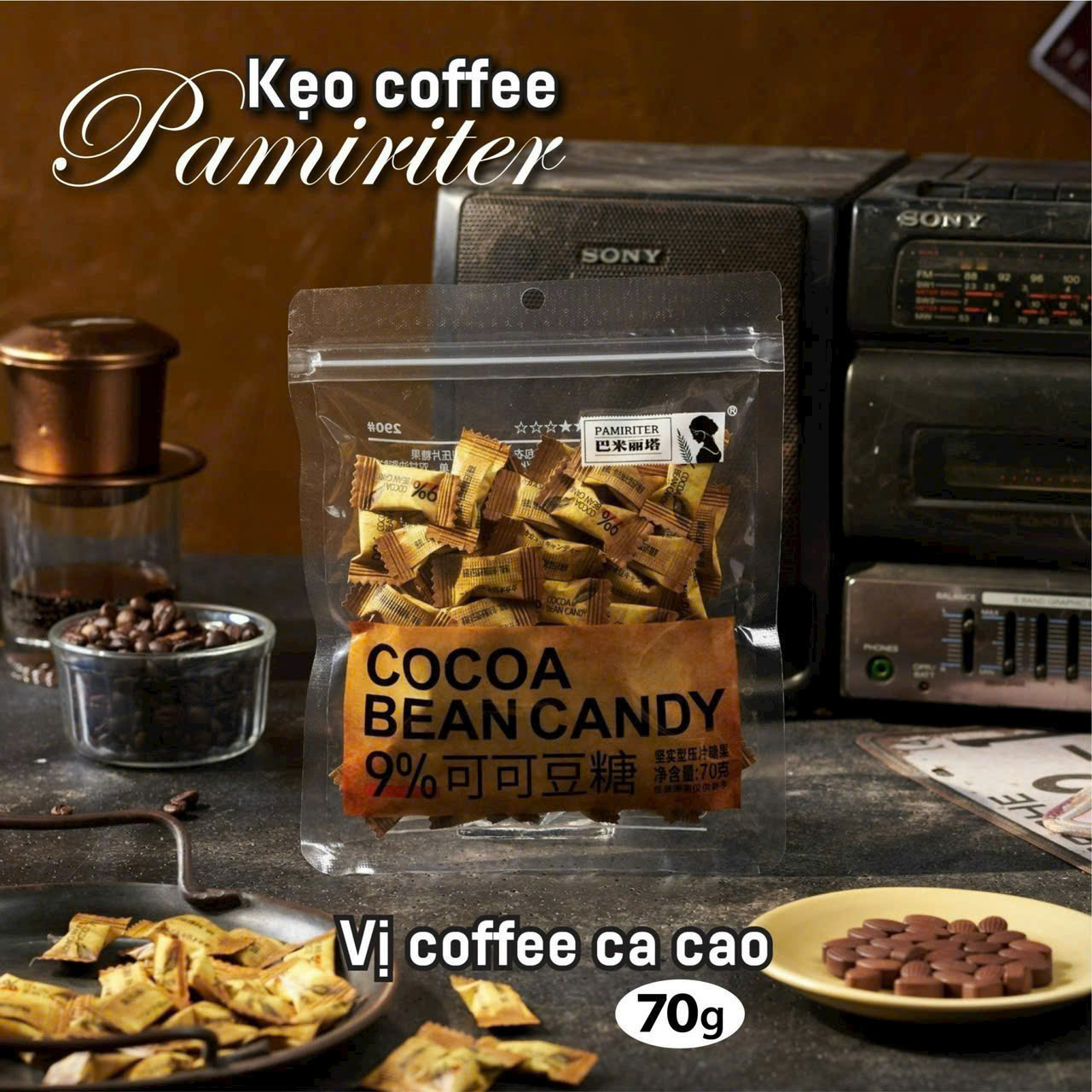 Kẹo Coffee Pamiriter