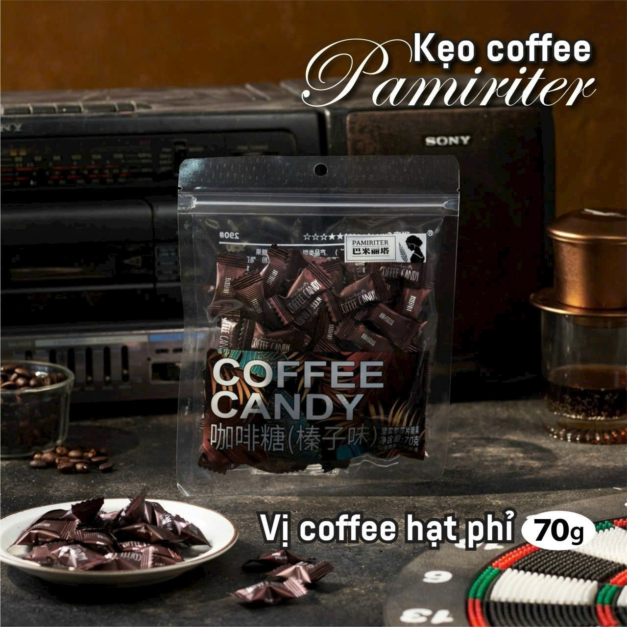 Kẹo Coffee Pamiriter