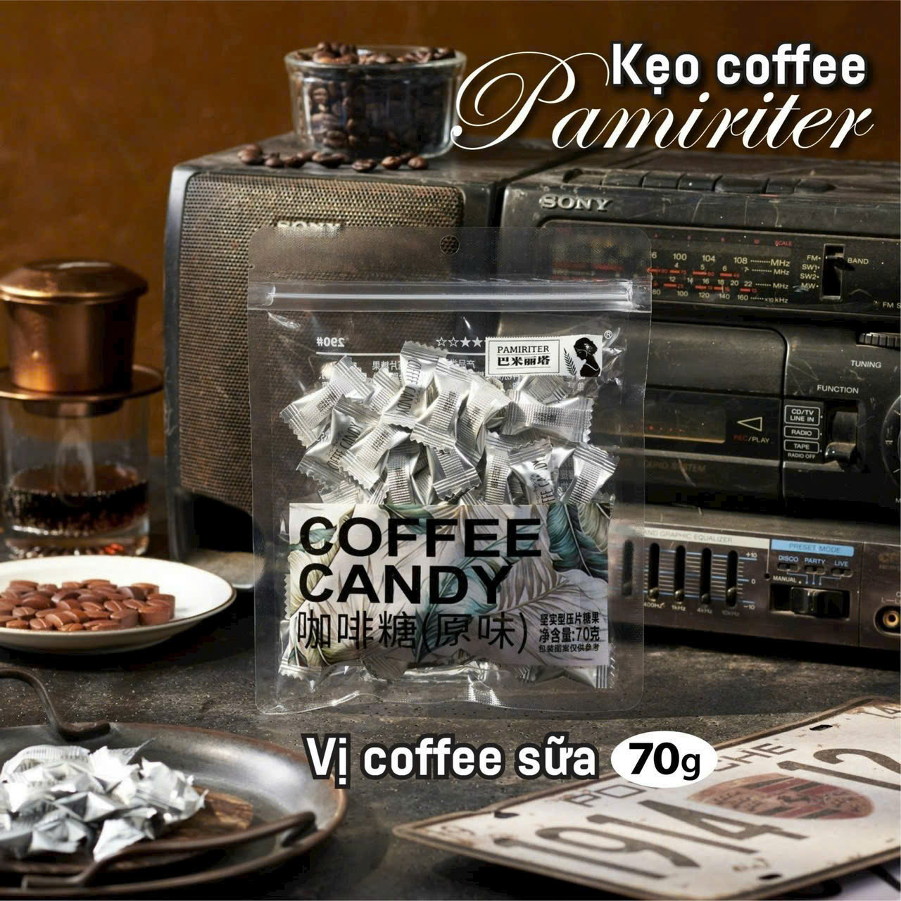 Kẹo Coffee Pamiriter