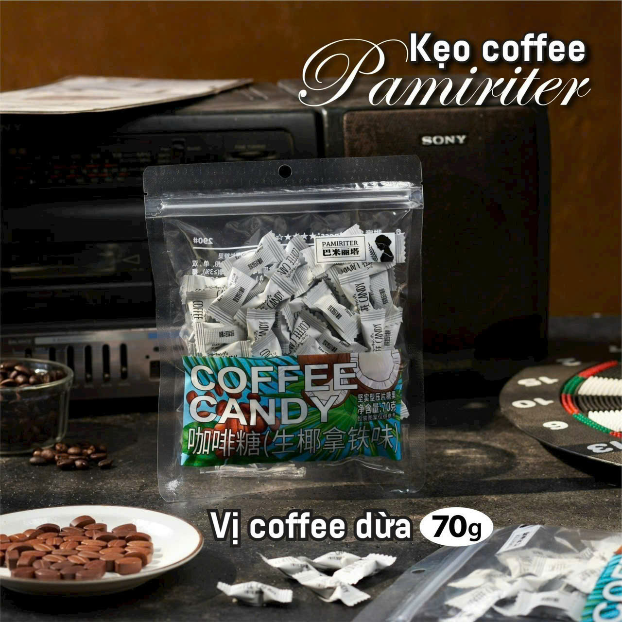 Kẹo Coffee Pamiriter